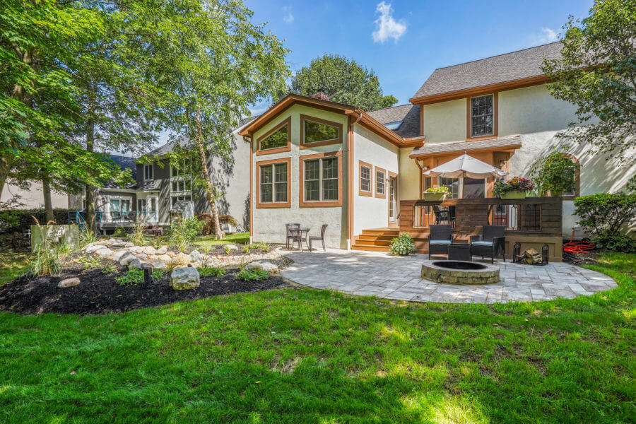 beautifully renovated outdoor living space by Third Space Builders