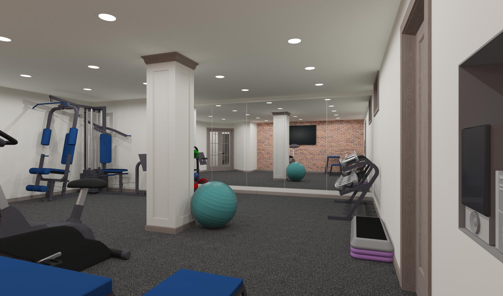 Outdoor Environment, Walkout Basement & Gym - Third Space Builders